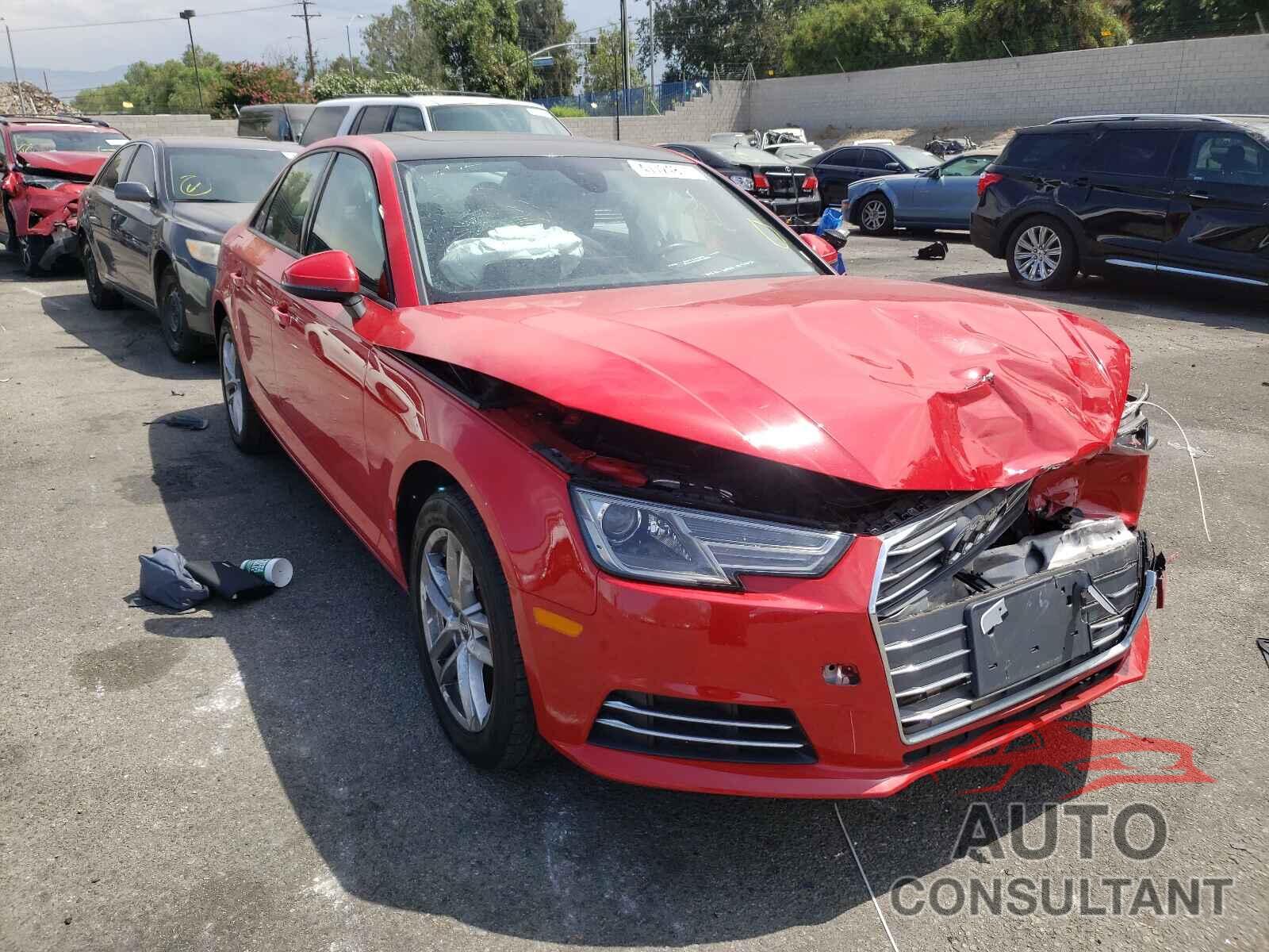 AUDI A4 2017 - WAUGMAF47HN044429