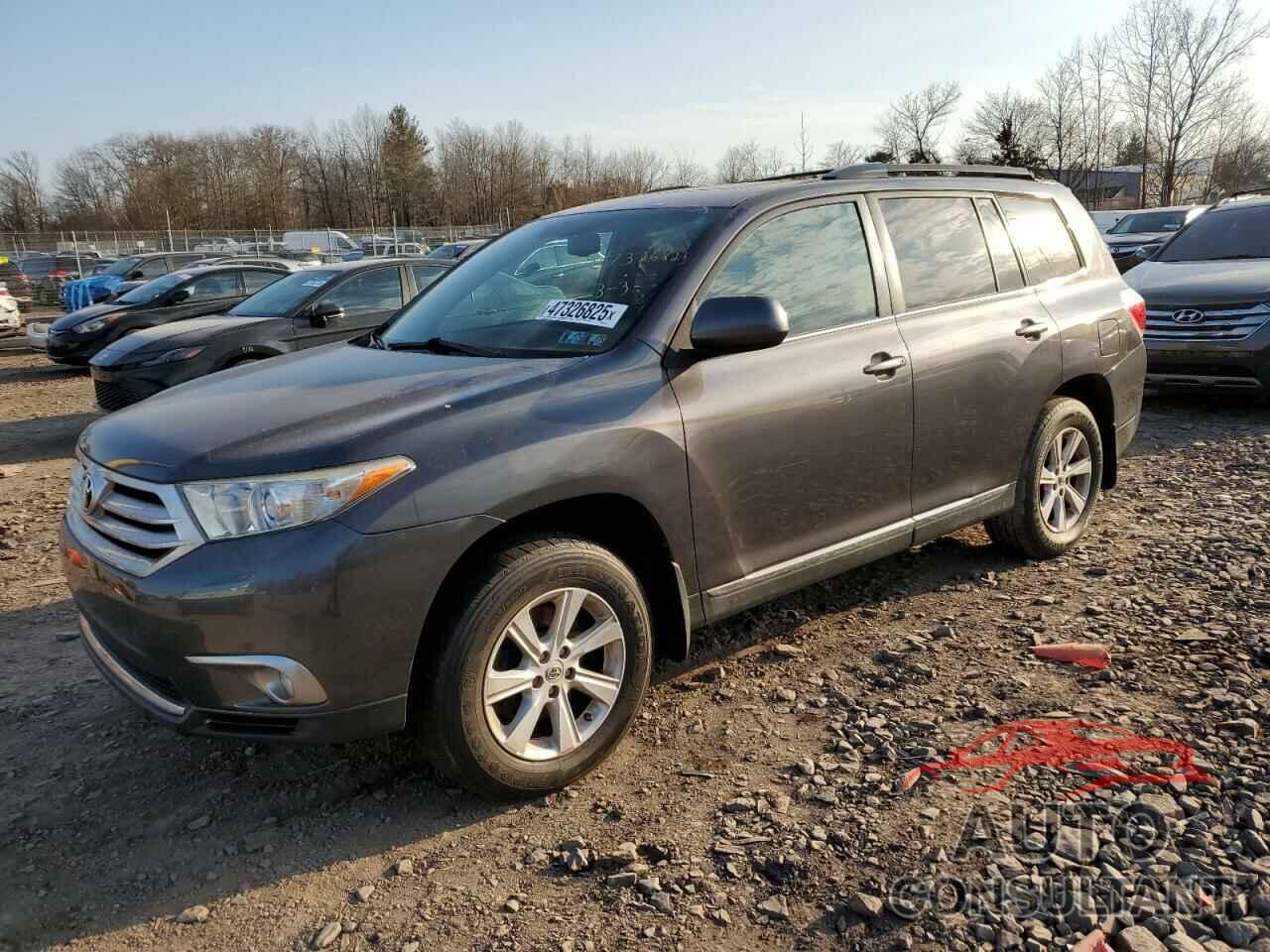 TOYOTA HIGHLANDER 2012 - 5TDBK3EH3CS108133
