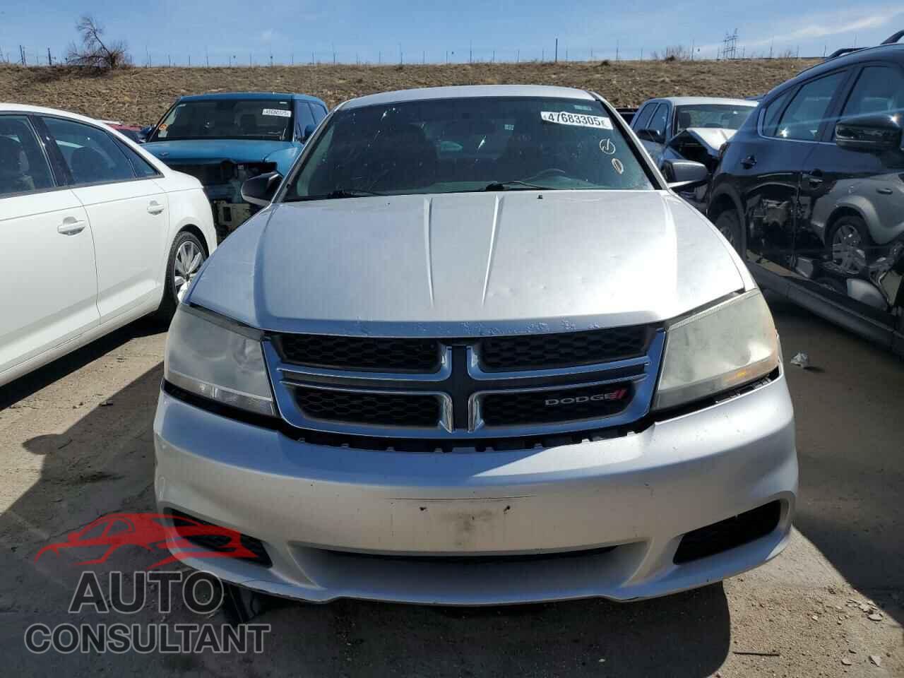 DODGE AVENGER 2012 - 1C3CDZAB6CN260078