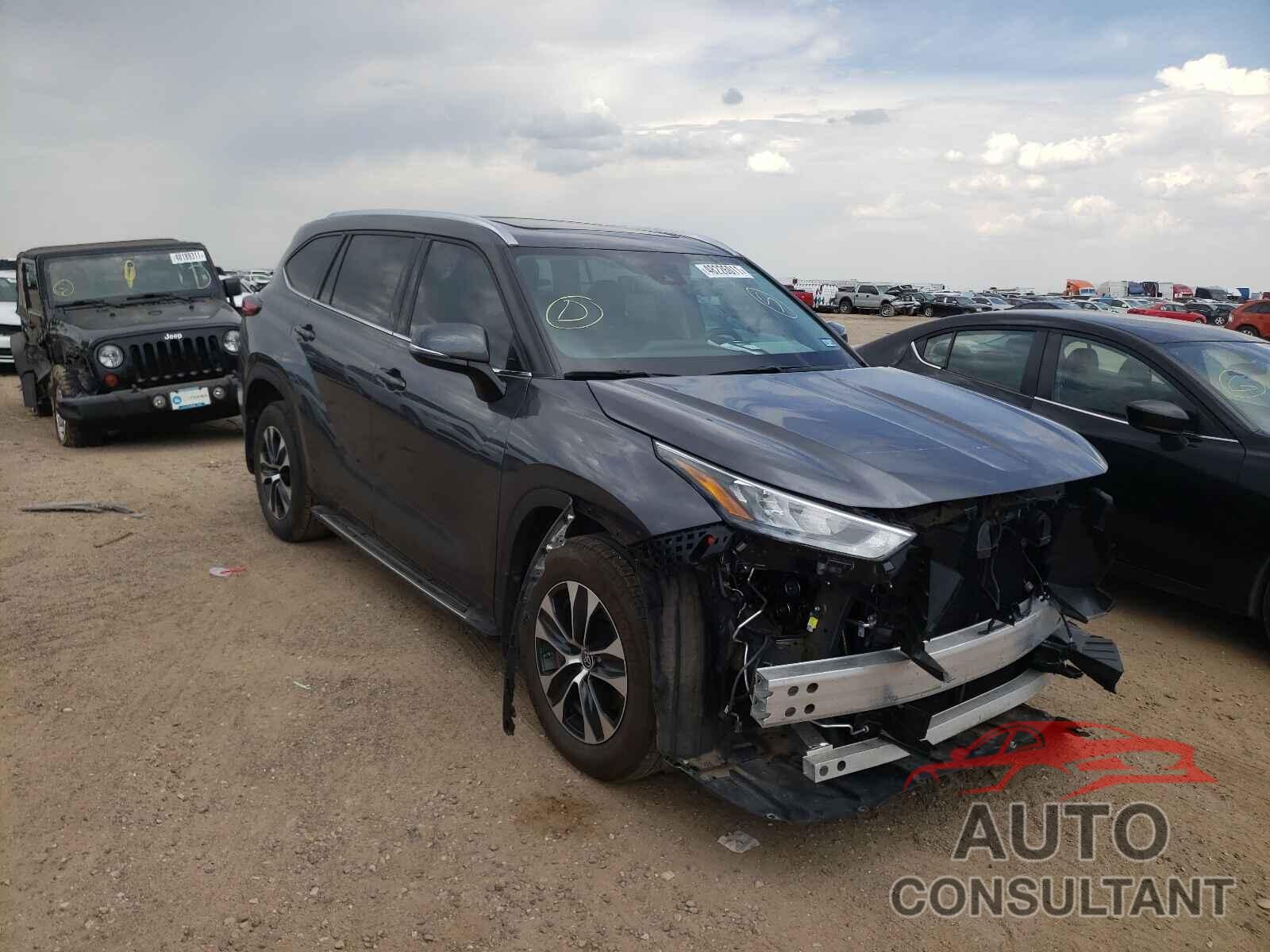 TOYOTA HIGHLANDER 2020 - 5TDGZRAH8LS025288