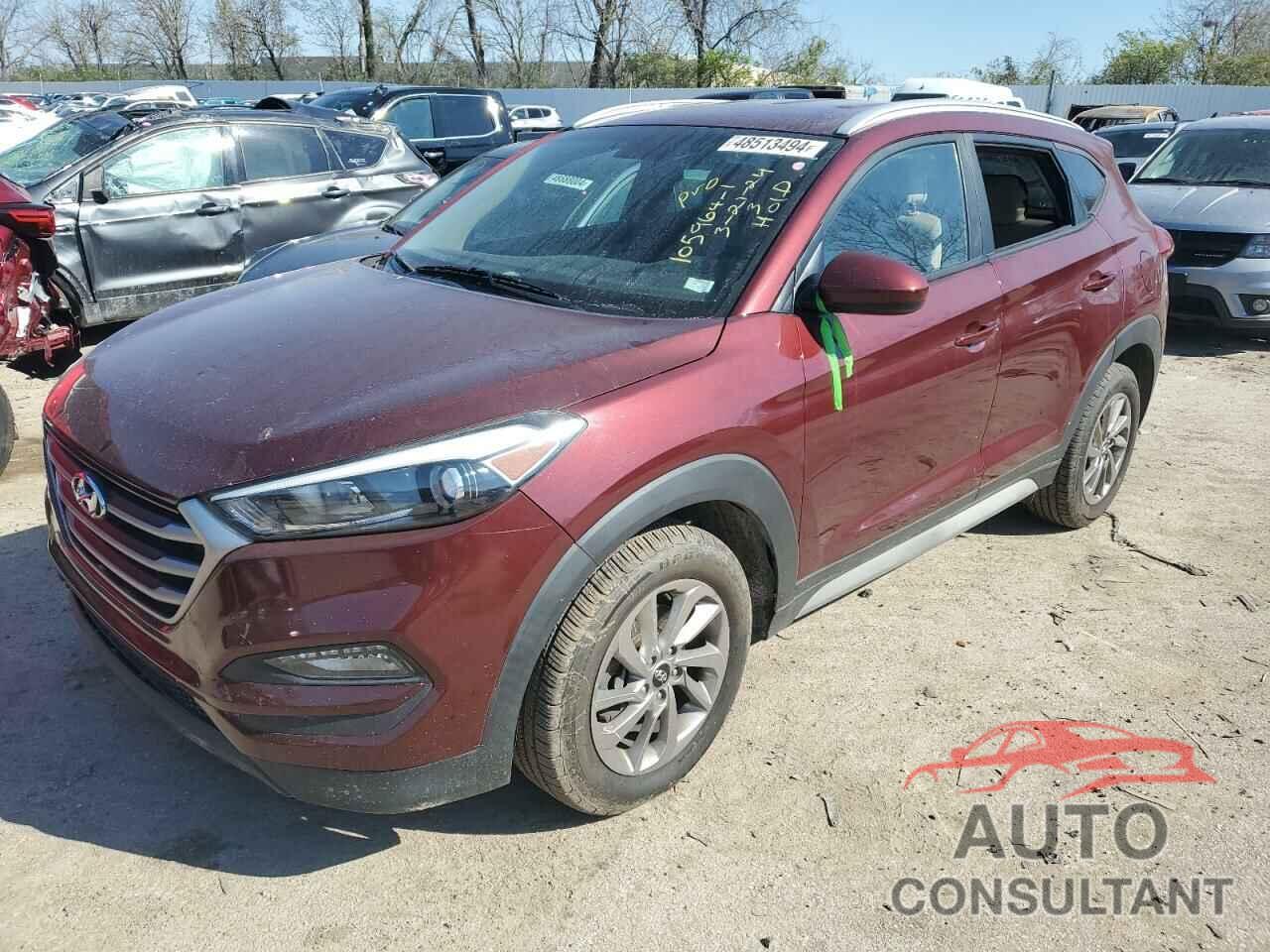 HYUNDAI TUCSON 2018 - KM8J3CA4XJU621704