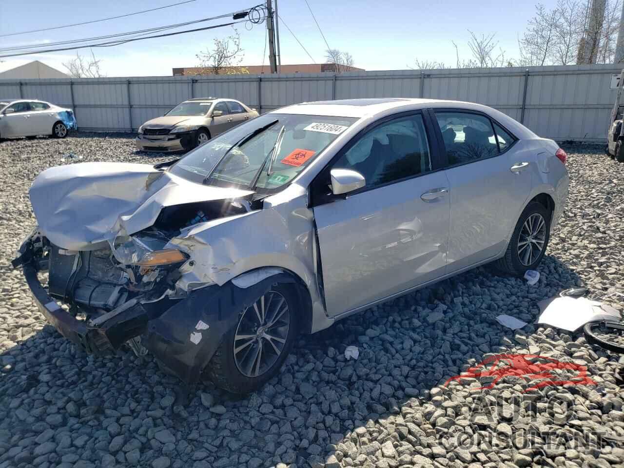TOYOTA COROLLA 2018 - 2T1BURHE0JC038546