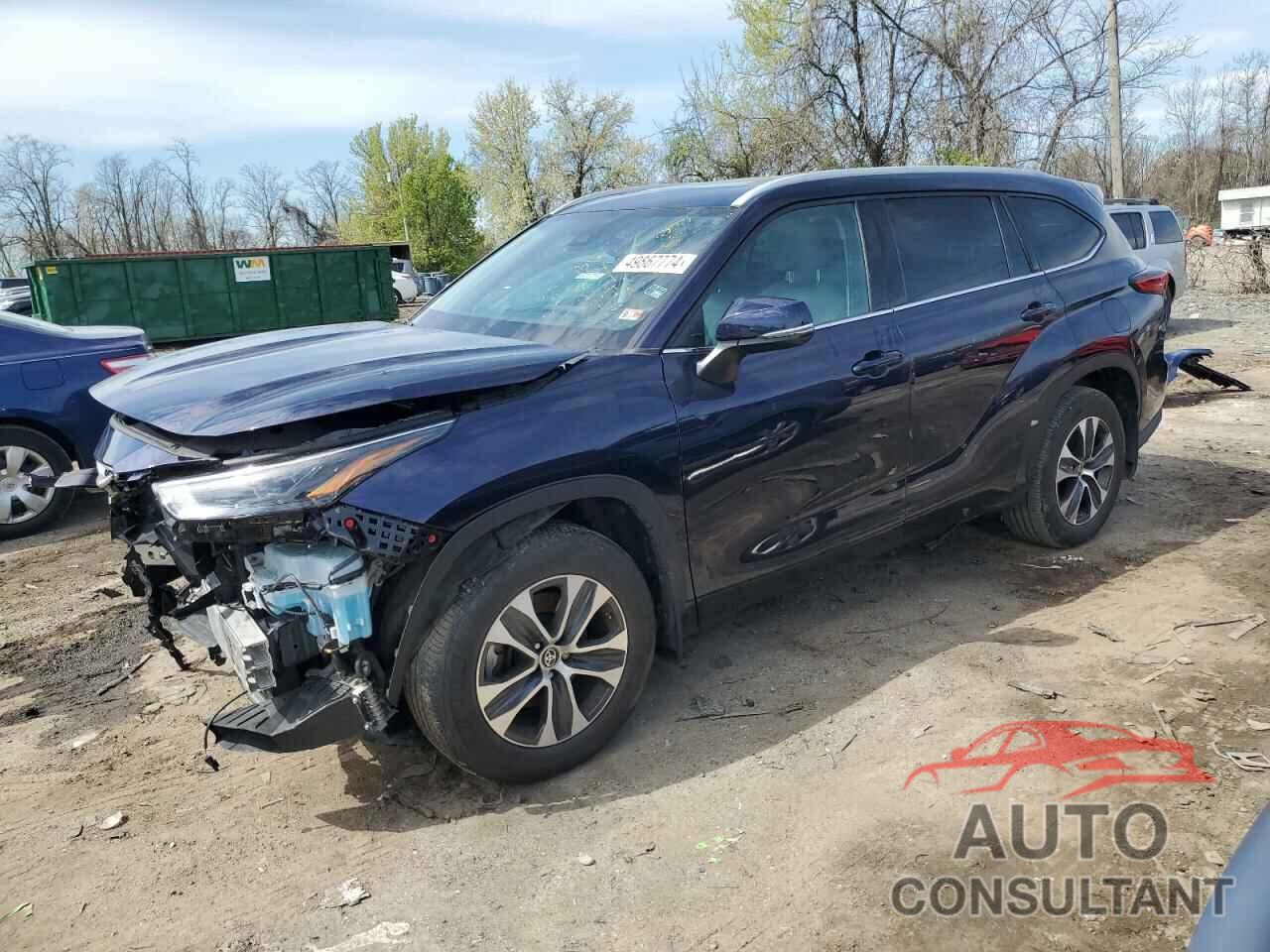 TOYOTA HIGHLANDER 2022 - 5TDGZRBH0NS589552