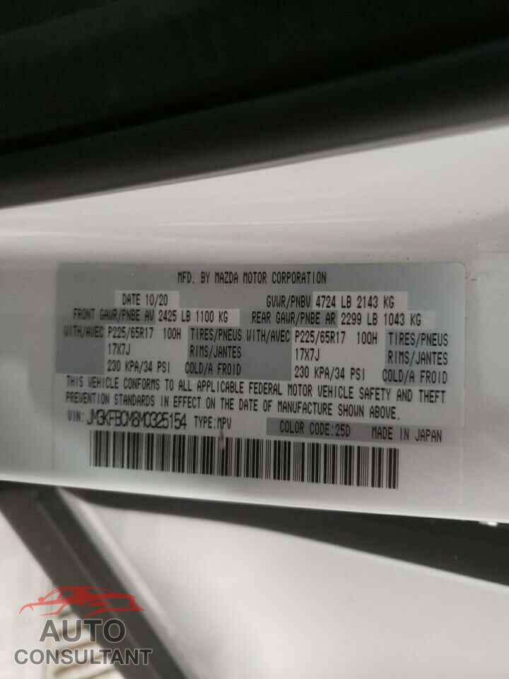 MAZDA CX-5 2021 - JM3KFBCM8M0325154