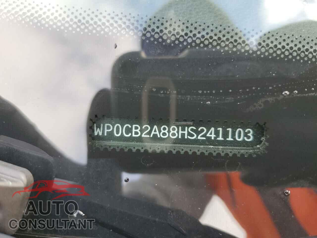 PORSCHE BOXSTER 2017 - WP0CB2A88HS241103