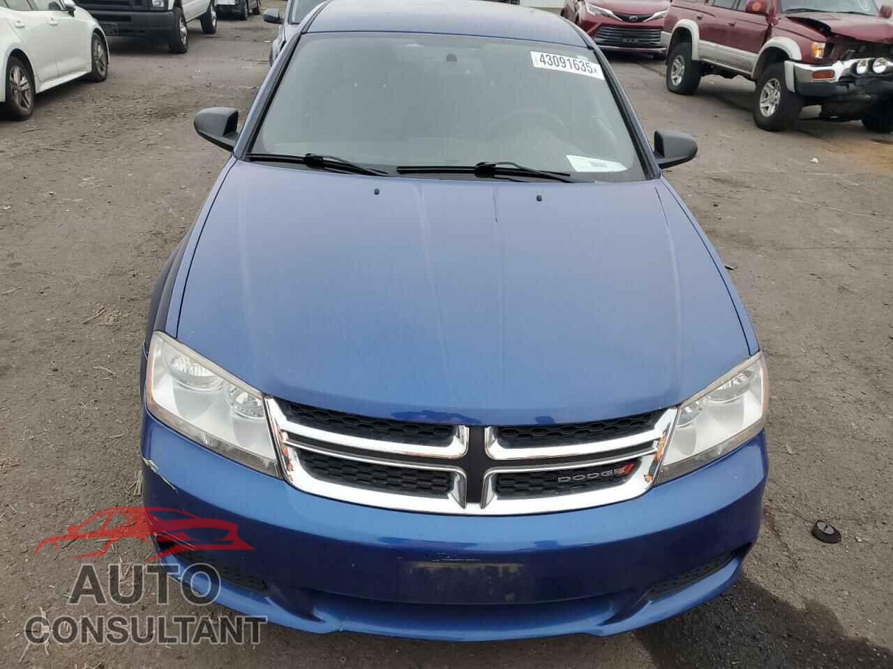 DODGE AVENGER 2013 - 1C3CDZAG0DN604355
