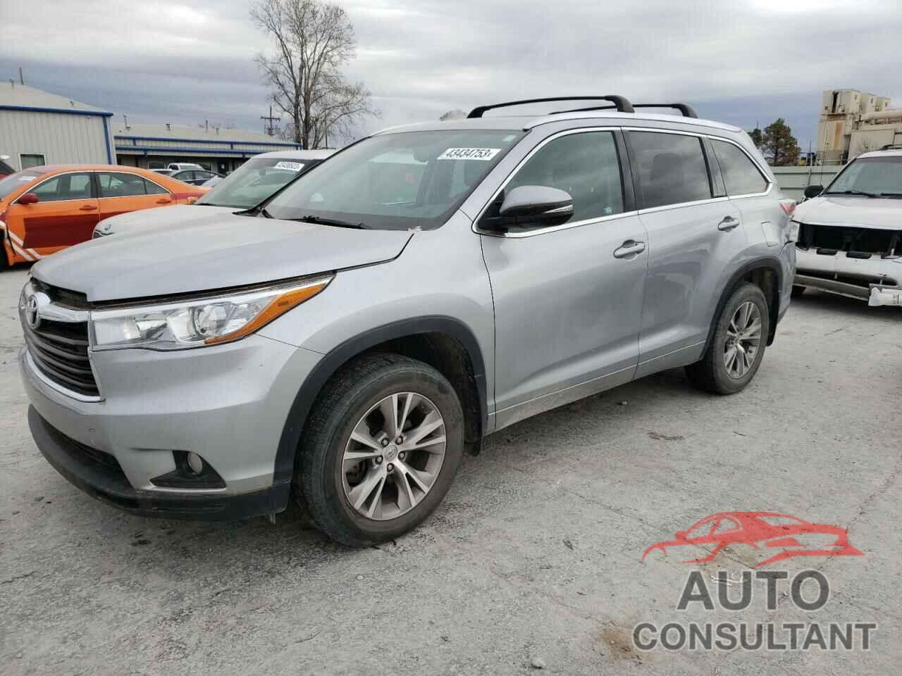 TOYOTA HIGHLANDER 2015 - 5TDJKRFH4FS089657