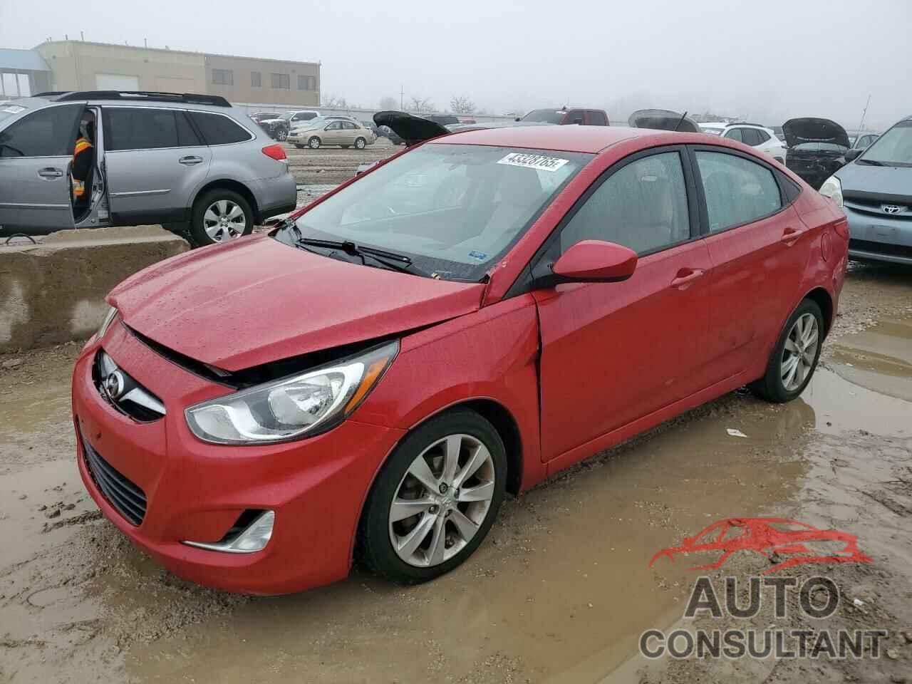 HYUNDAI ACCENT 2012 - KMHCU4AE8CU167752