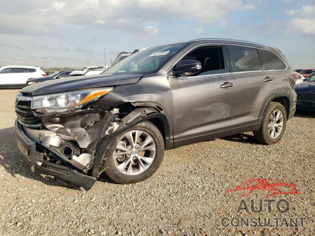 TOYOTA HIGHLANDER 2015 - 5TDKKRFH3FS057352