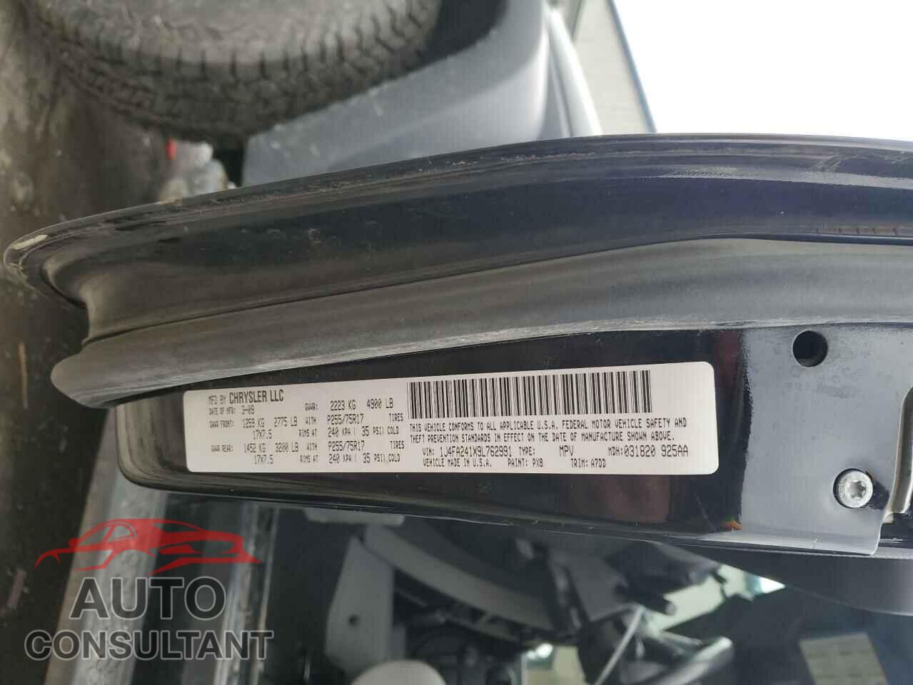 JEEP WRANGLER 2009 - 1J4FA241X9L762991