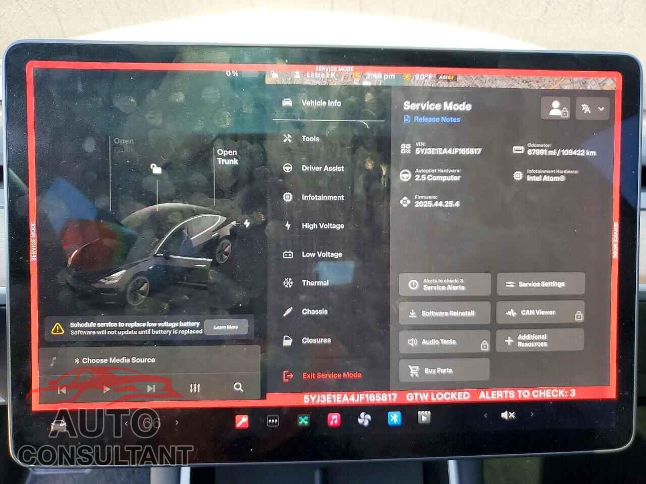 TESLA MODEL 3 2018 - 5YJ3E1EA4JF165817