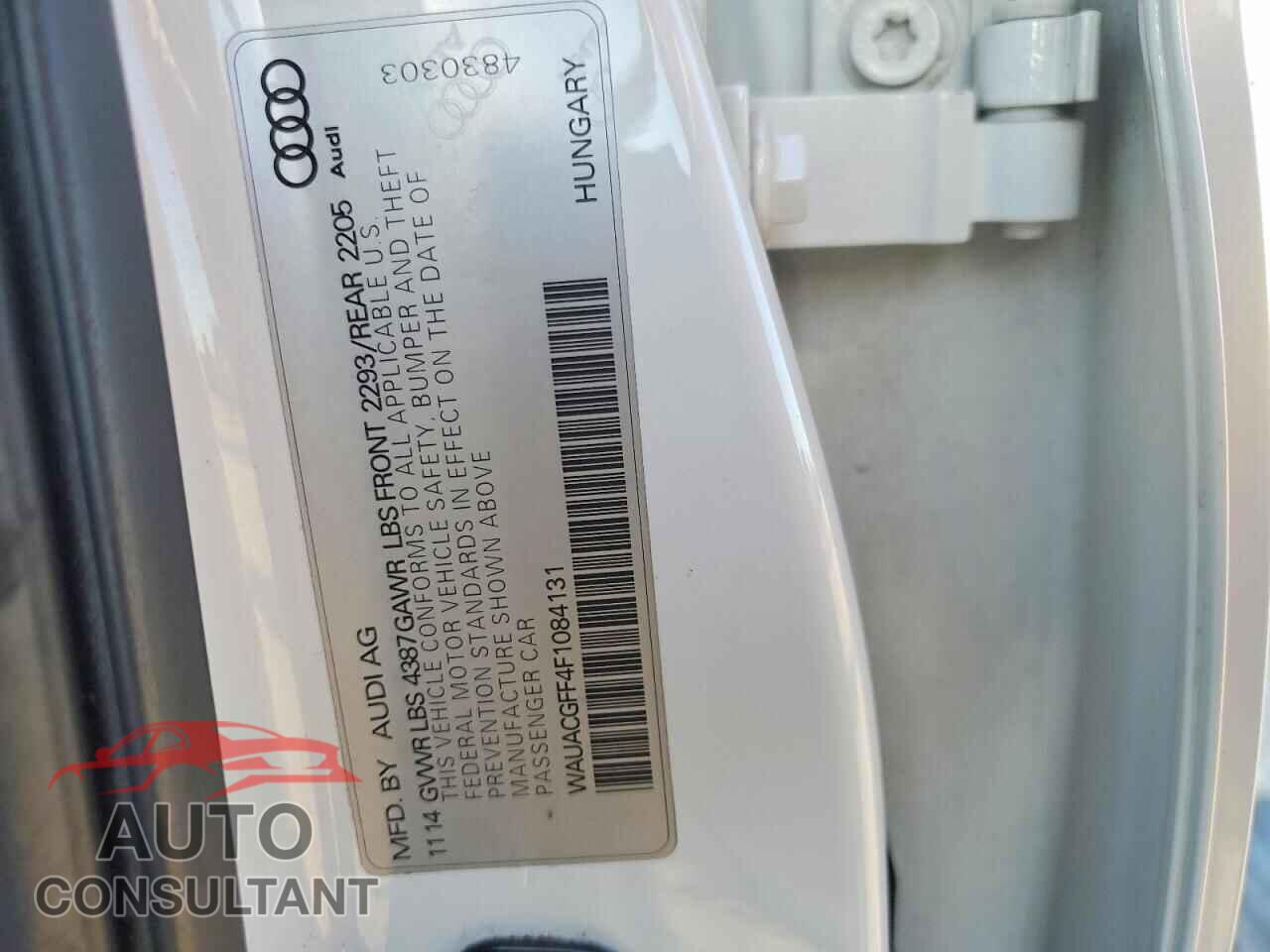 AUDI A3 2015 - WAUACGFF4F1084131