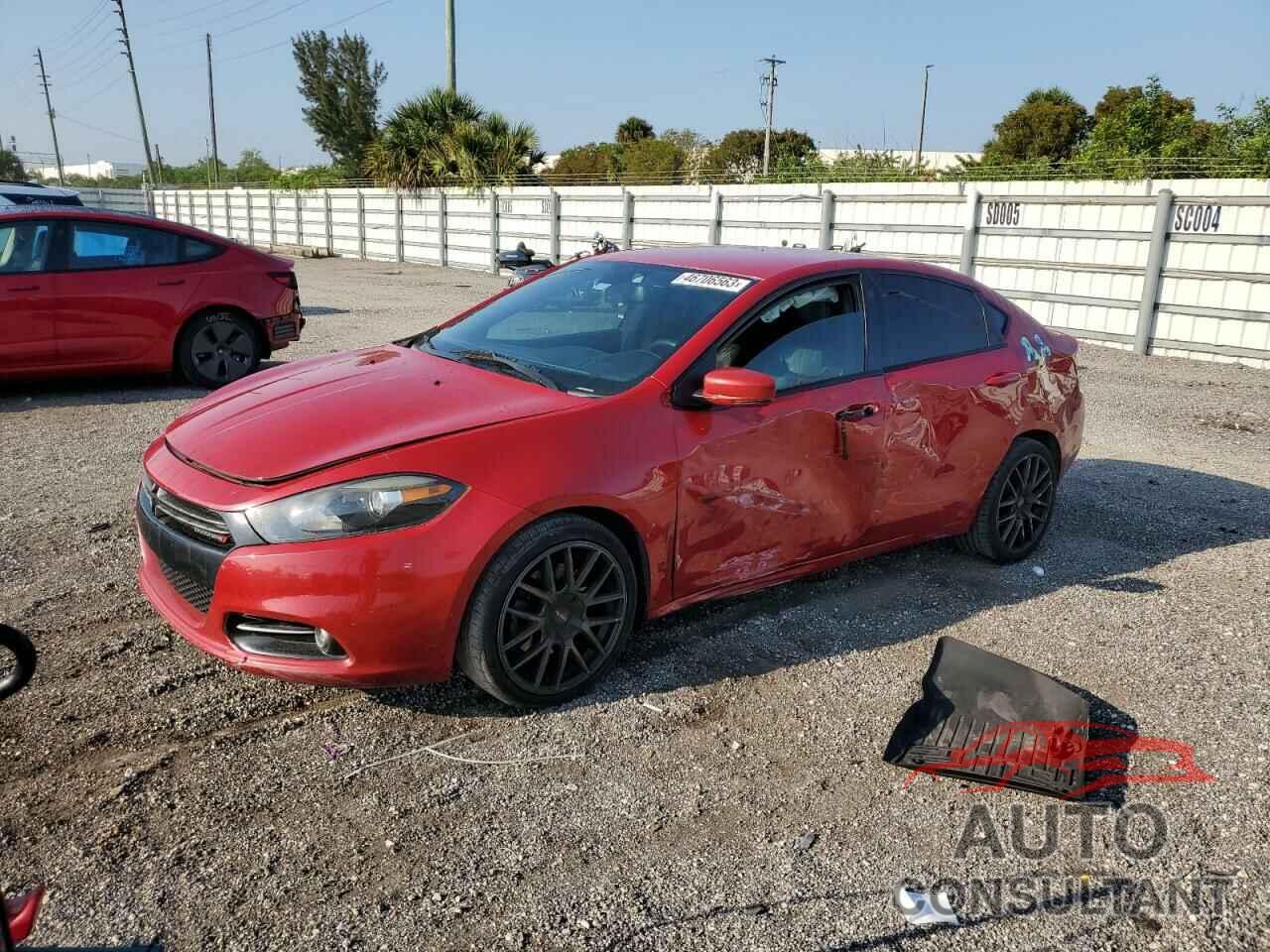 DODGE DART 2015 - 1C3CDFEB7FD405213