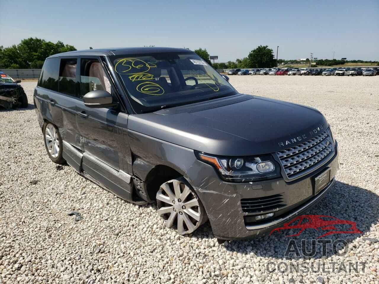 LAND ROVER RANGEROVER 2016 - SALGS2VF6GA284782