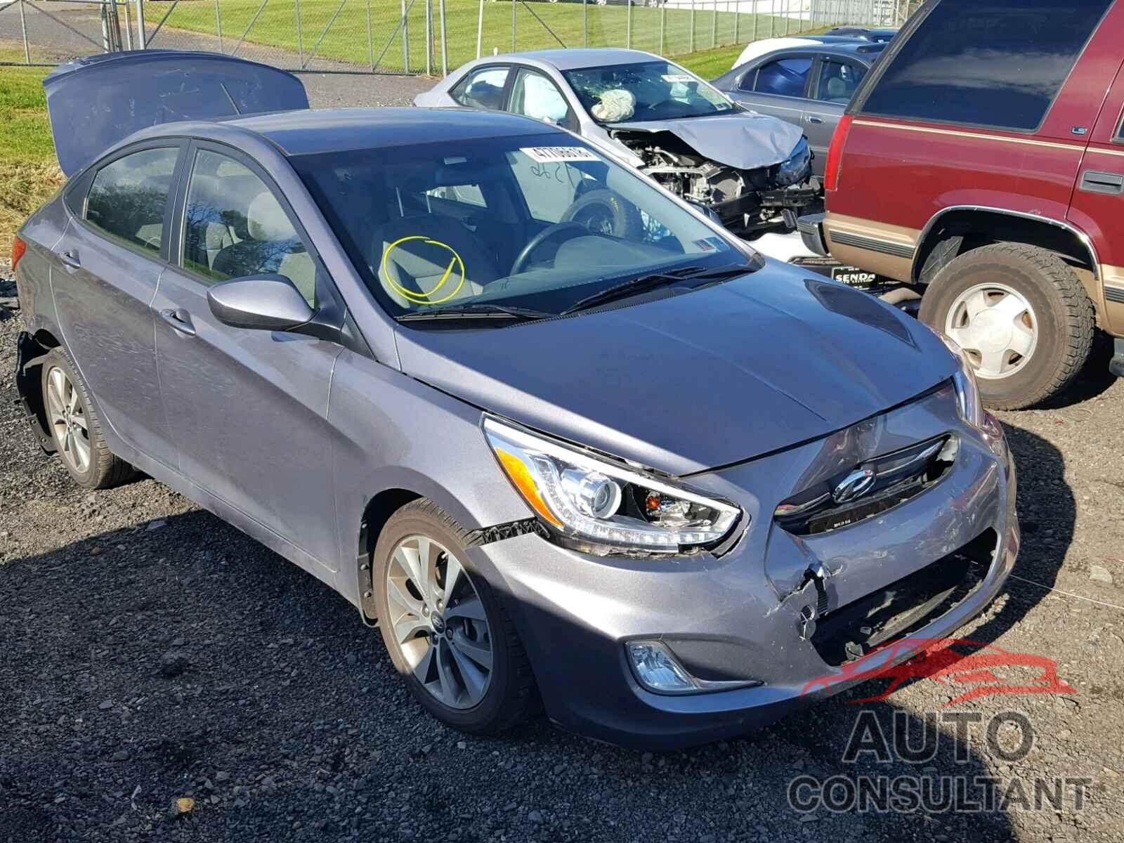 HYUNDAI ACCENT 2016 - KMHCU4AE4GU057545