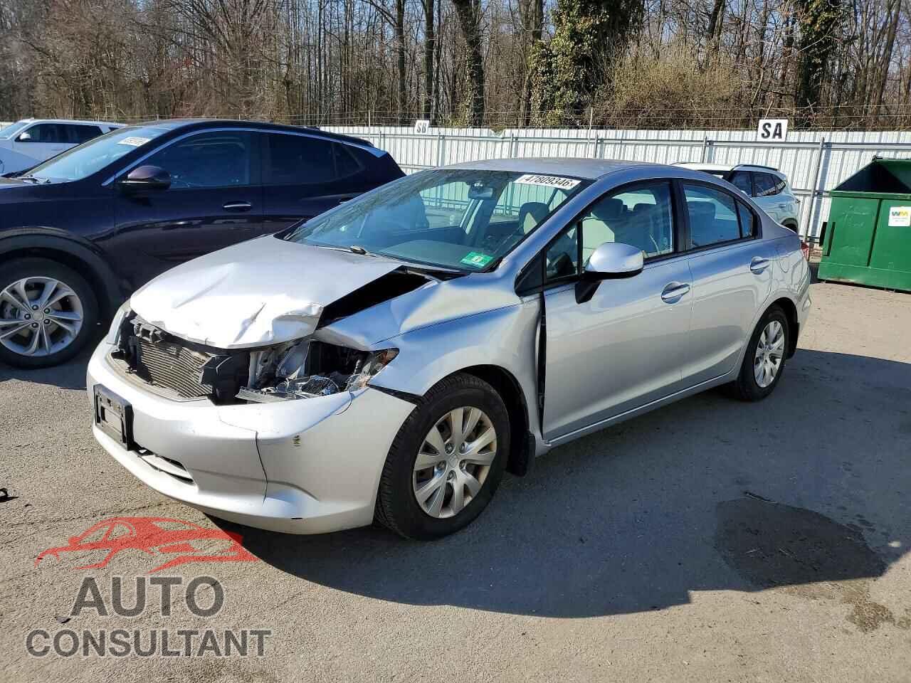 HONDA CIVIC 2012 - 19XFB2F55CE360069