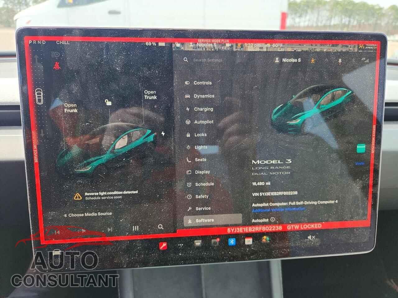 TESLA MODEL 3 2024 - 5YJ3E1EB2RF802238