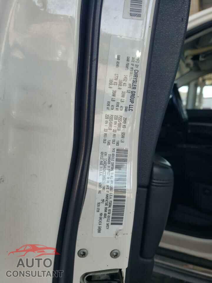 DODGE DURANGO 2012 - 1C4RDHAGXCC306616