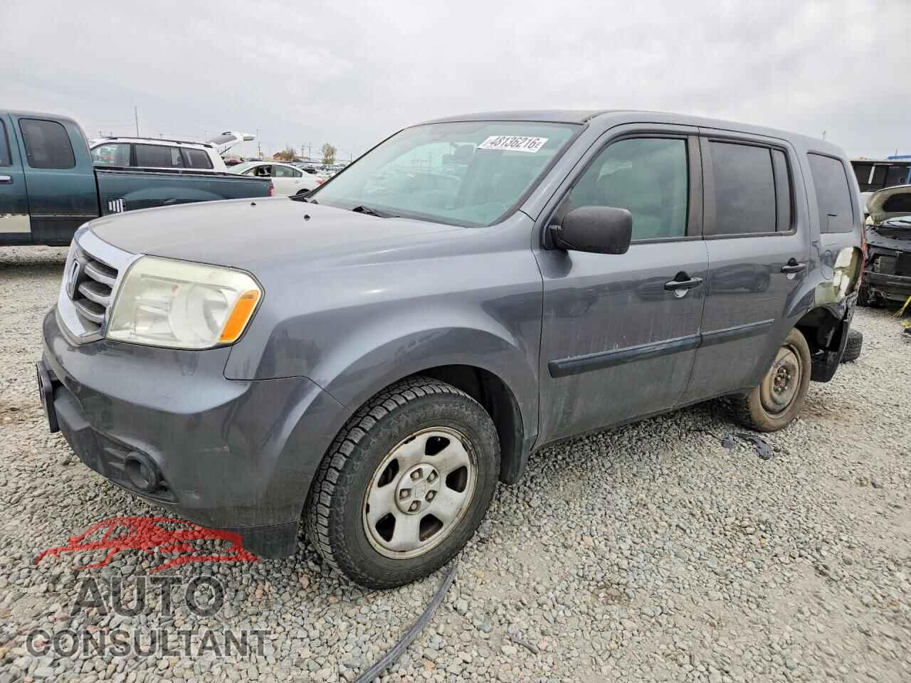 HONDA PILOT 2013 - 5FNYF4H25DB069997