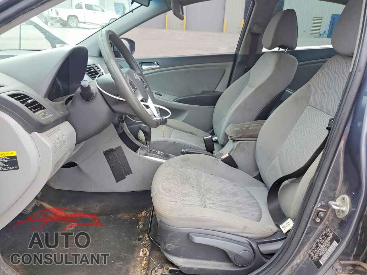 HYUNDAI ACCENT 2012 - KMHCU4AE0CU224459