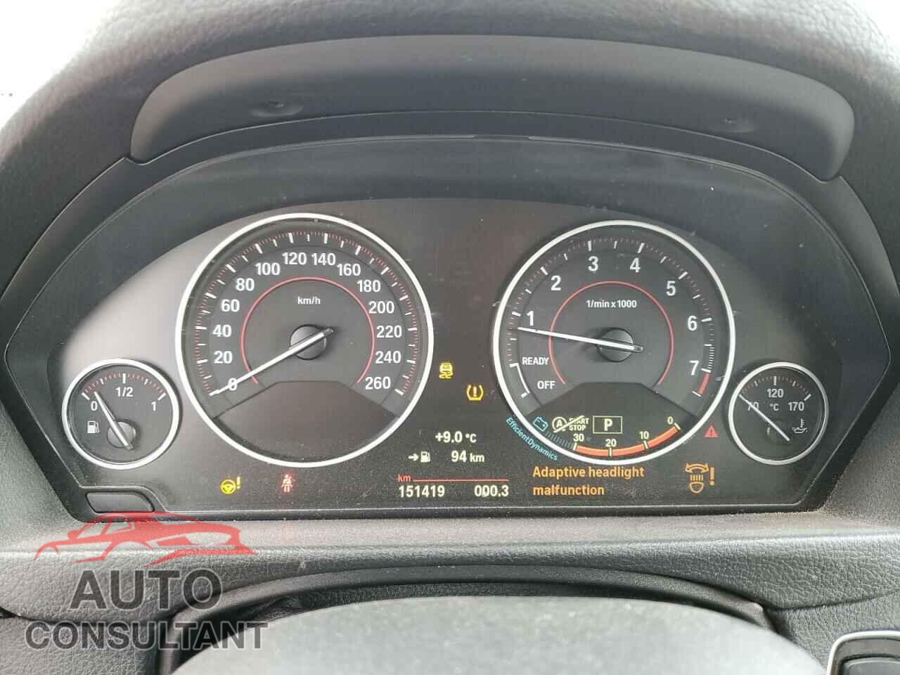 BMW 3 SERIES 2015 - WBA3B9C54FP705237