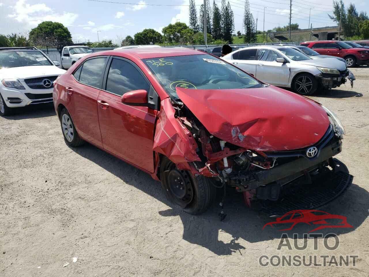 TOYOTA COROLLA 2016 - 2T1BURHE3GC678369