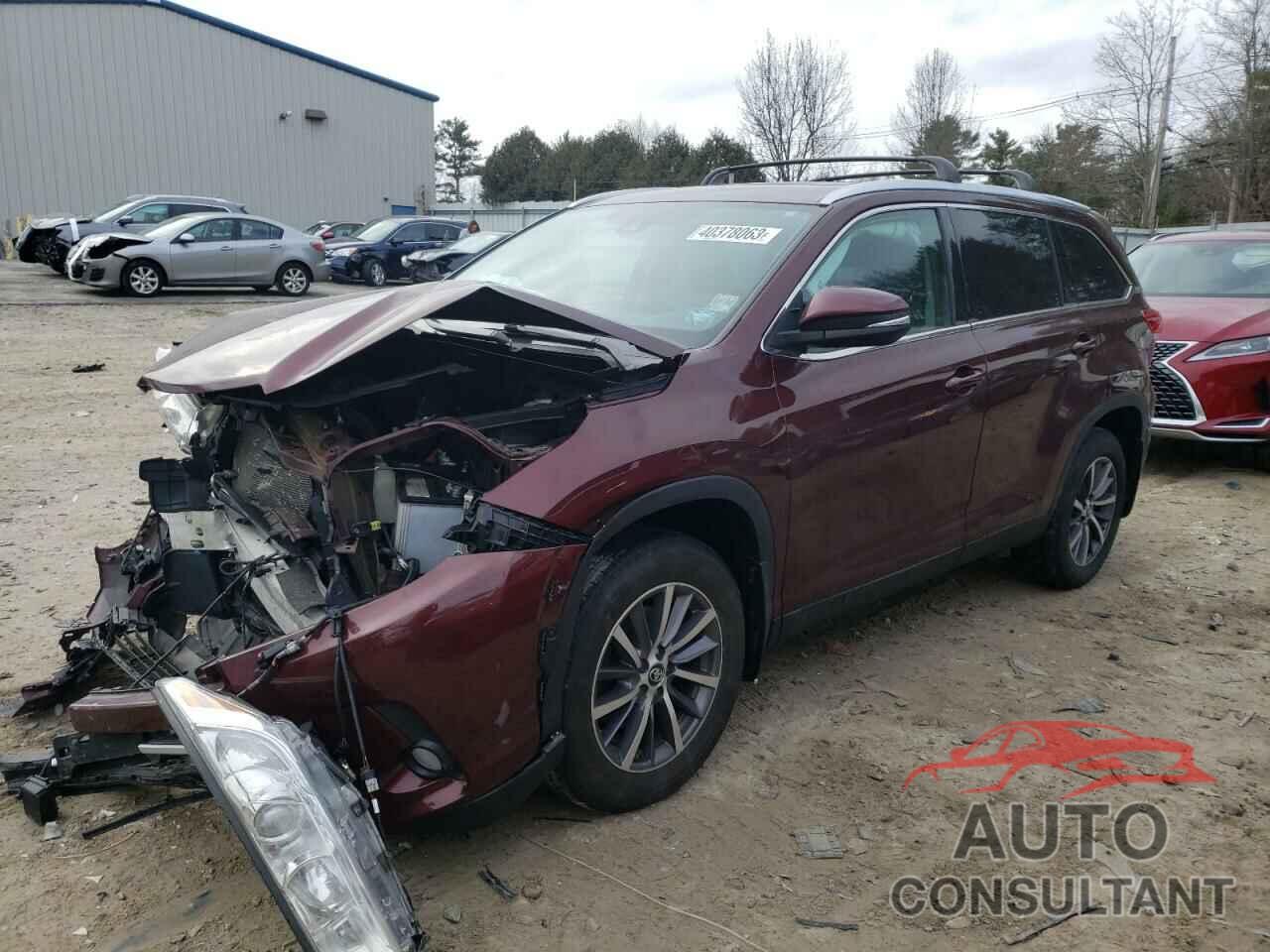 TOYOTA HIGHLANDER 2019 - 5TDJZRFH4KS925568