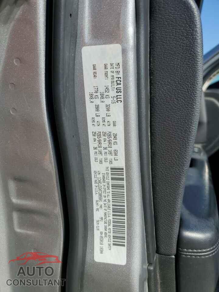 DODGE DURANGO 2015 - 1C4RDJDGXFC885601
