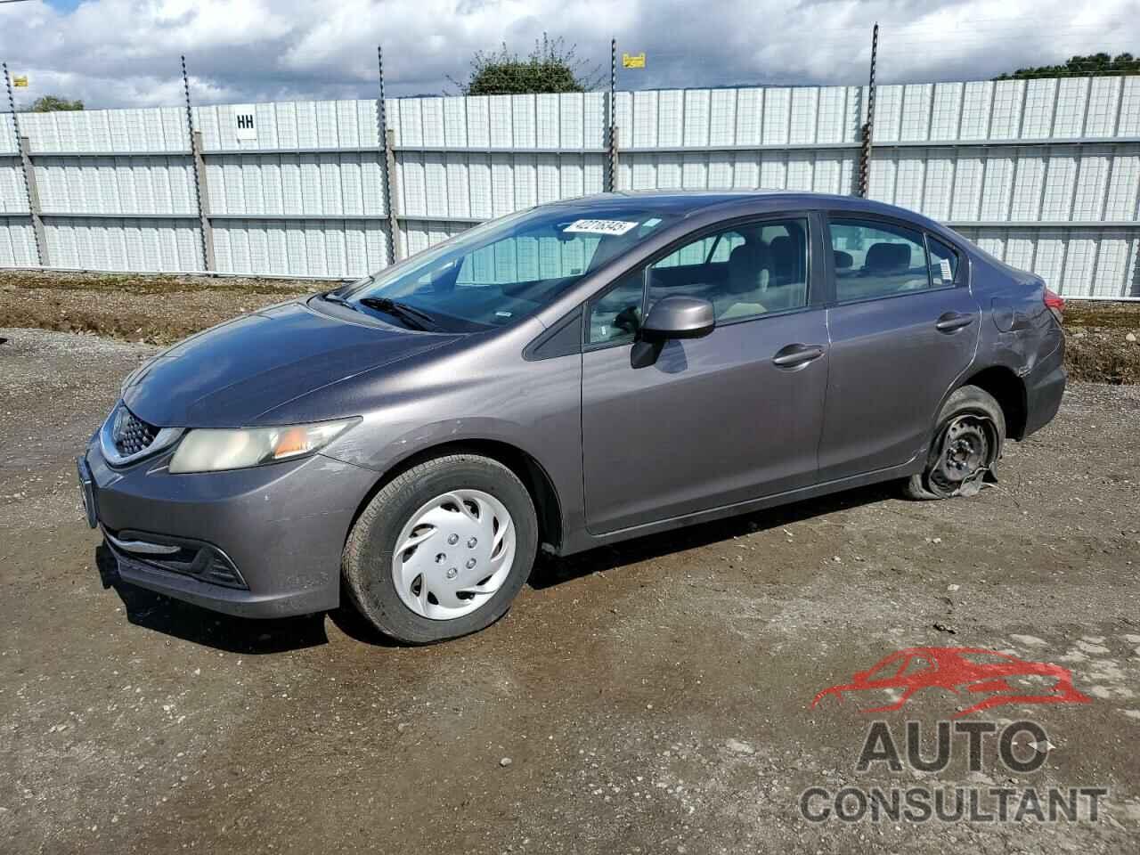 HONDA CIVIC 2013 - 19XFB2F57DE248410