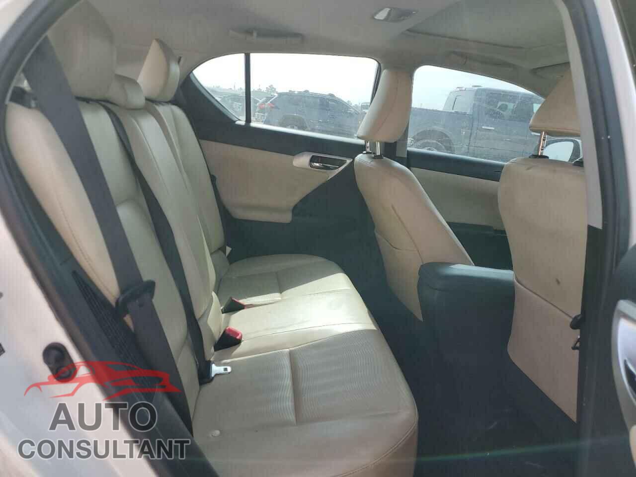LEXUS CT 200 2012 - JTHKD5BHXC2057097