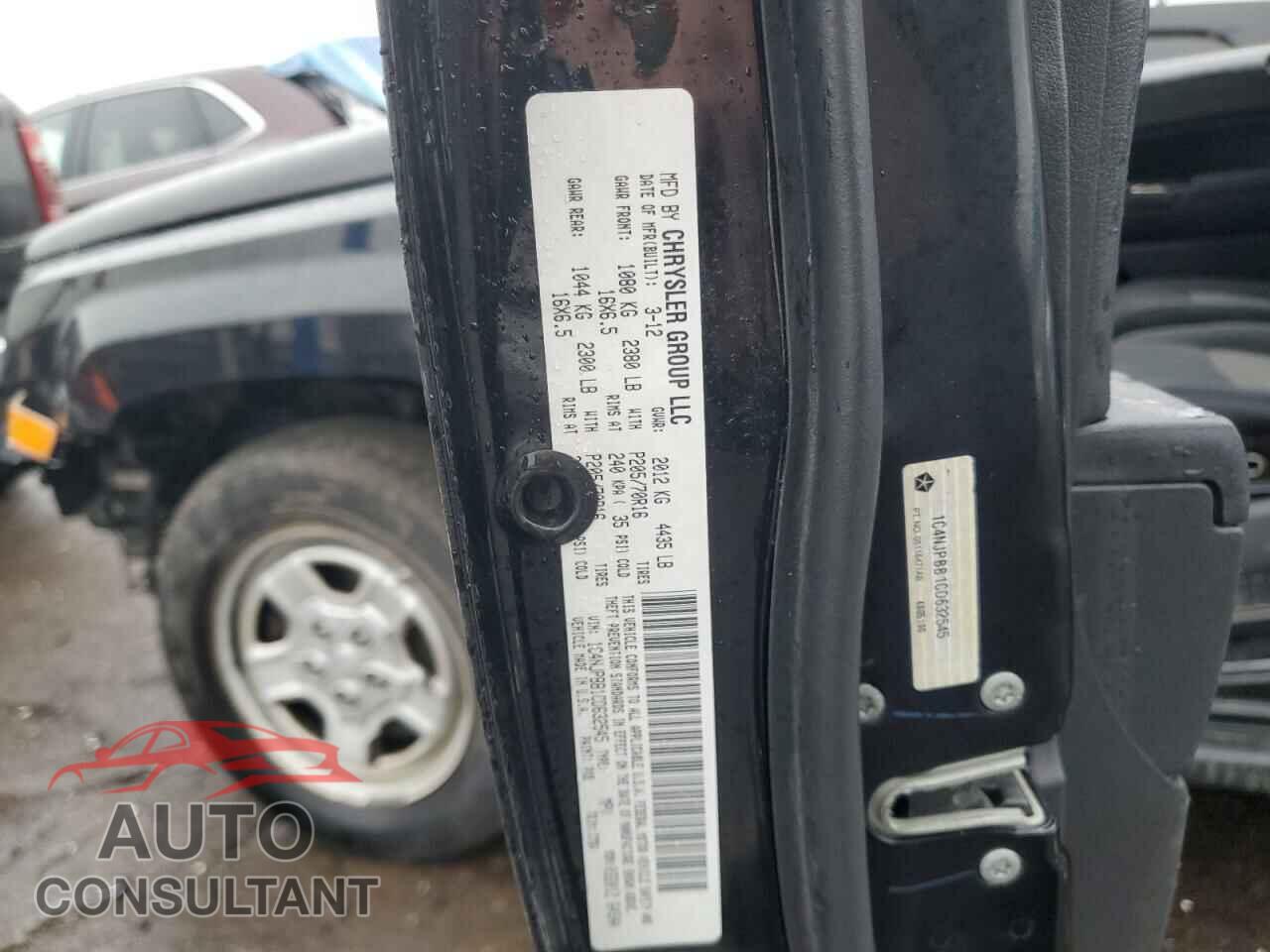 JEEP PATRIOT 2012 - 1C4NJPBB1CD632545