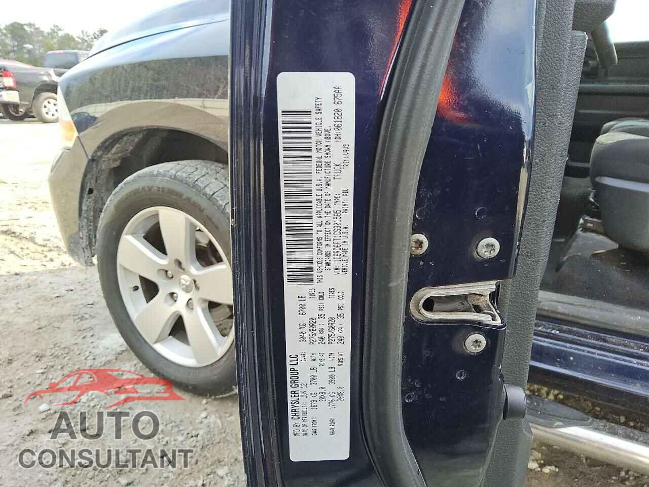 DODGE RAM 1500 2012 - 1C6RD6FT1CS301585