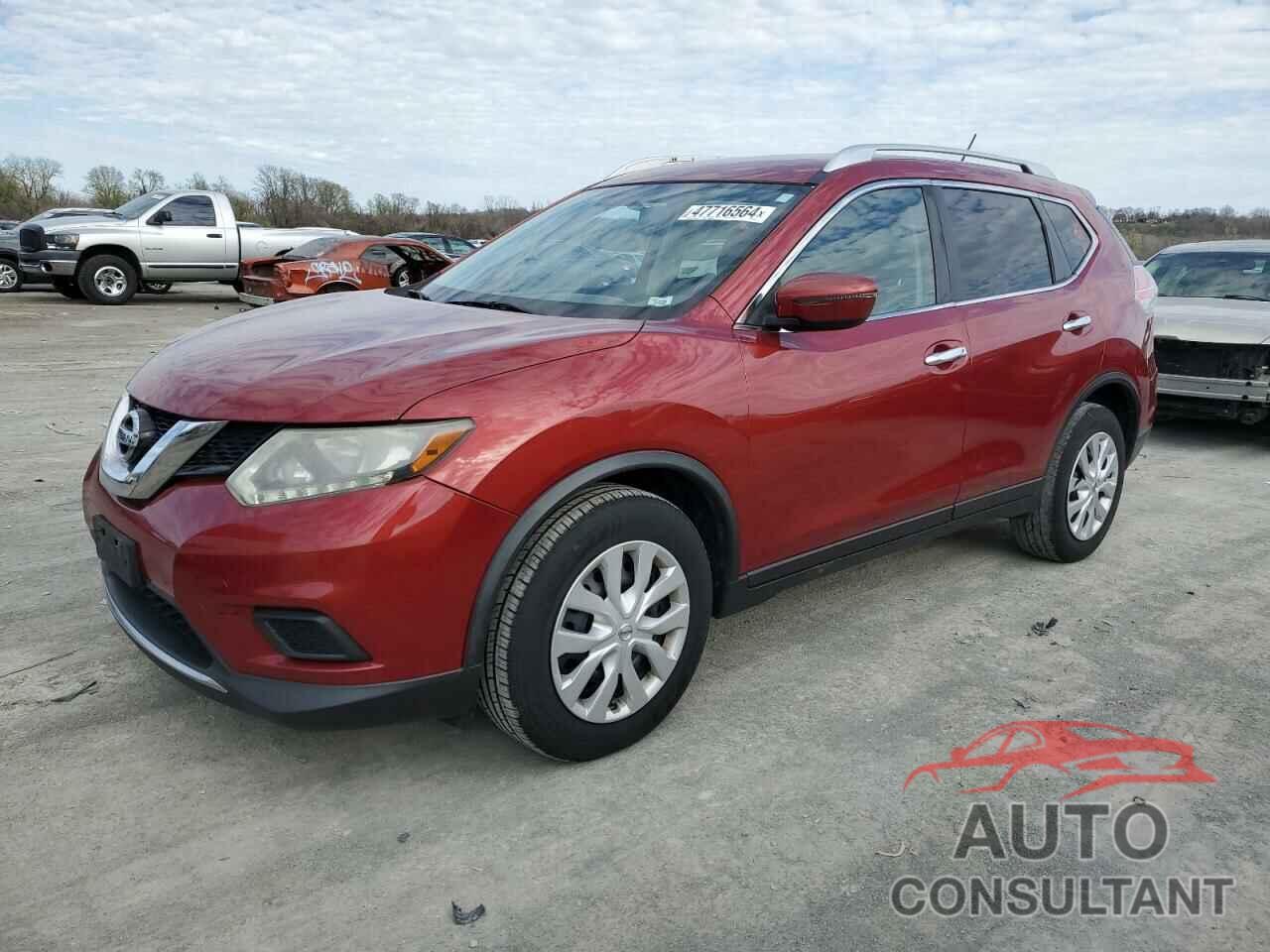 NISSAN ROGUE 2016 - KNMAT2MV9GP632283