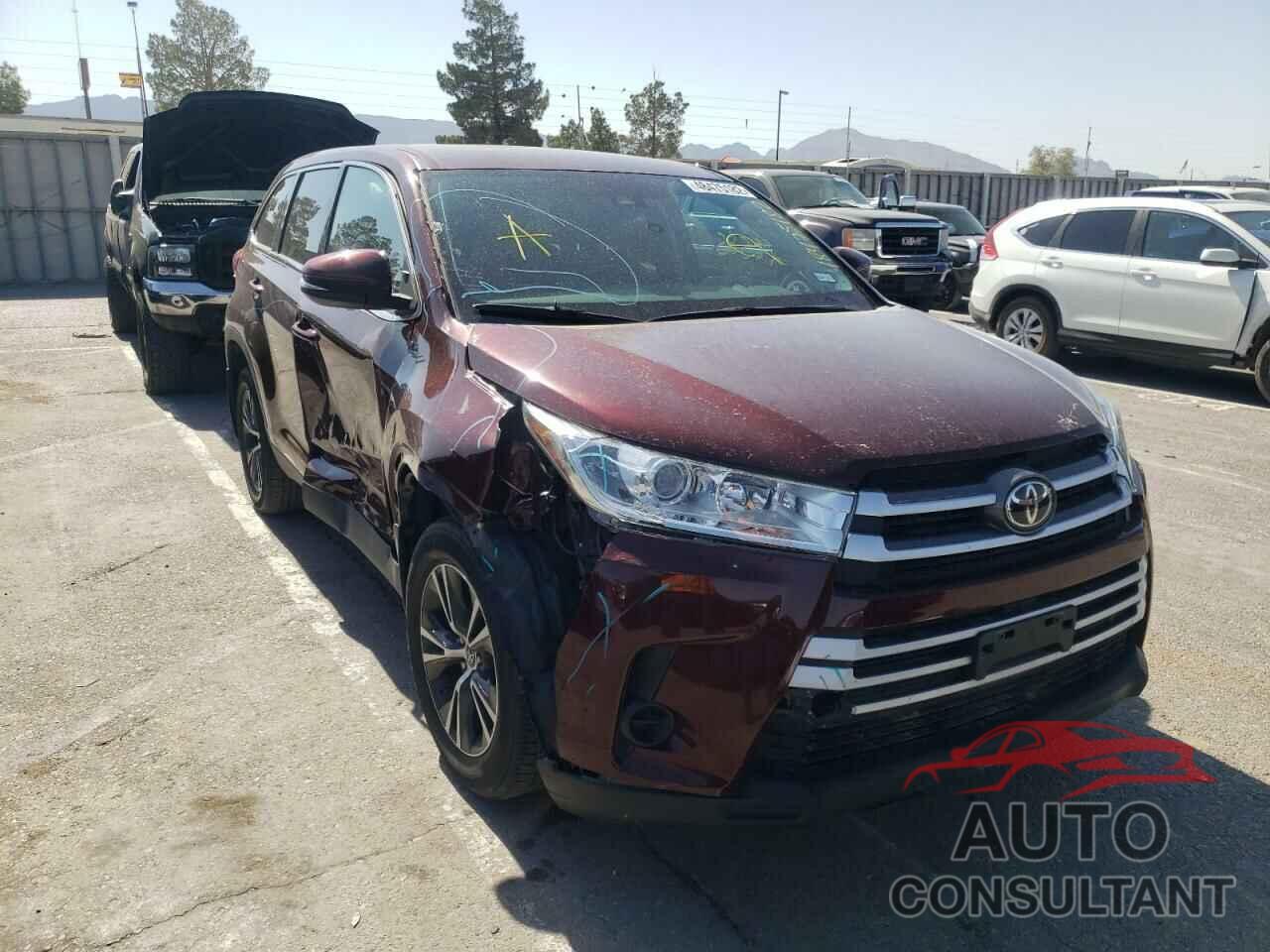 TOYOTA HIGHLANDER 2019 - 5TDZARFH1KS059516