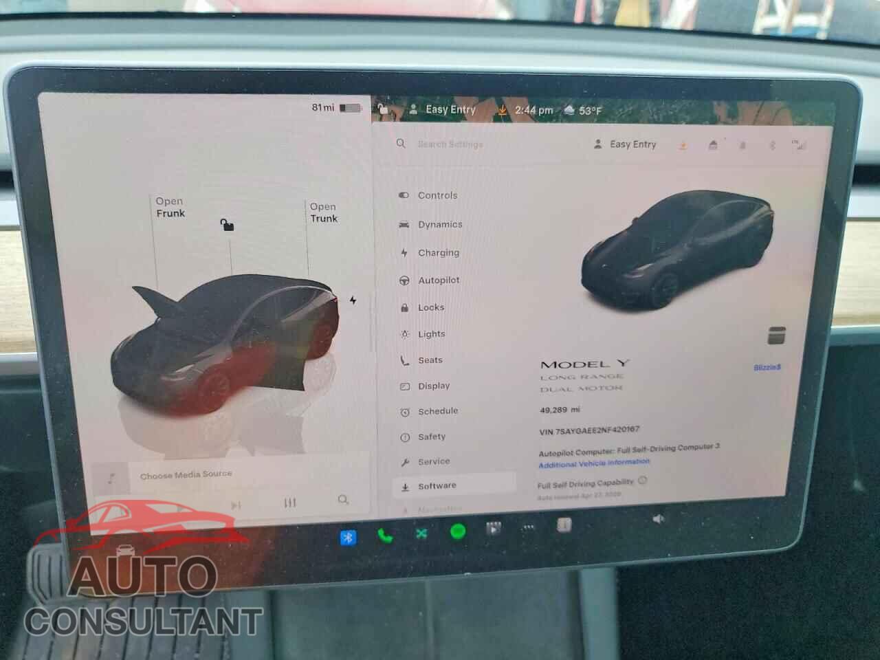 TESLA MODEL Y 2022 - 7SAYGAEE2NF420167