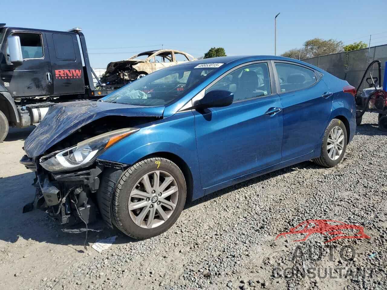 HYUNDAI ELANTRA 2014 - KMHDH4AE8EU158089