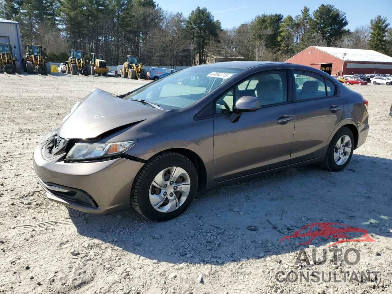 HONDA CIVIC 2013 - 2HGFB2F52DH598856