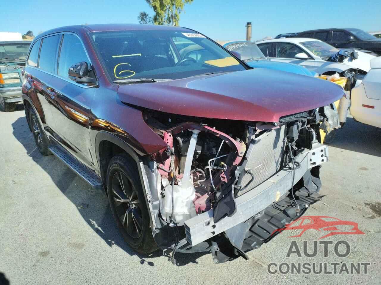 TOYOTA HIGHLANDER 2018 - 5TDBZRFH3JS846055