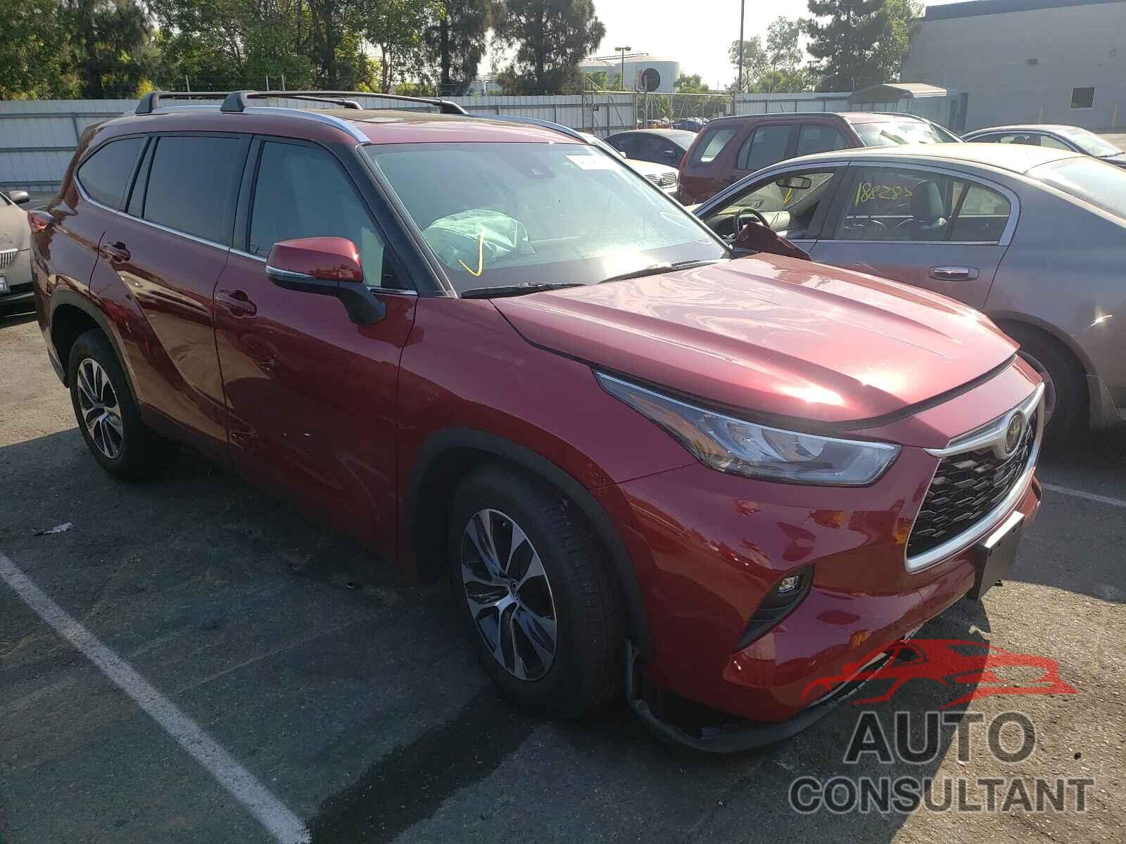 TOYOTA HIGHLANDER 2020 - 5TDHZRAH9LS508857