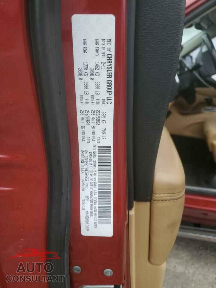 DODGE DURANGO 2011 - 1D4SE5GT5BC594953
