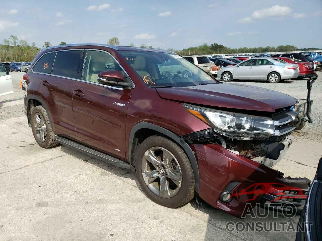 TOYOTA HIGHLANDER 2017 - 5TDDGRFH4HS031162