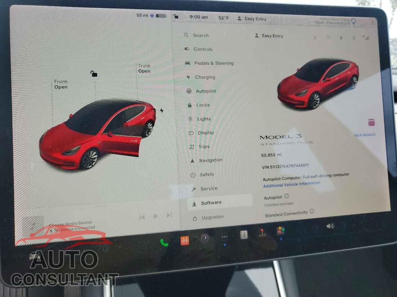 TESLA MODEL 3 2019 - 5YJ3E1EA7KF446611