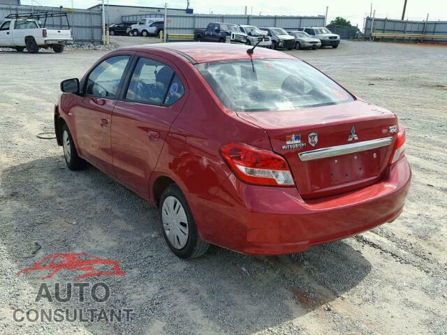 MITSUBISHI MIRAGE 2017 - ML32F3FJ3HHF08362