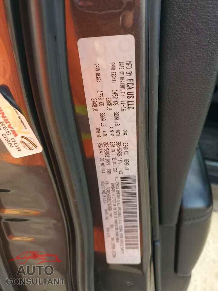DODGE DURANGO 2017 - 1C4RDHDG9HC703060