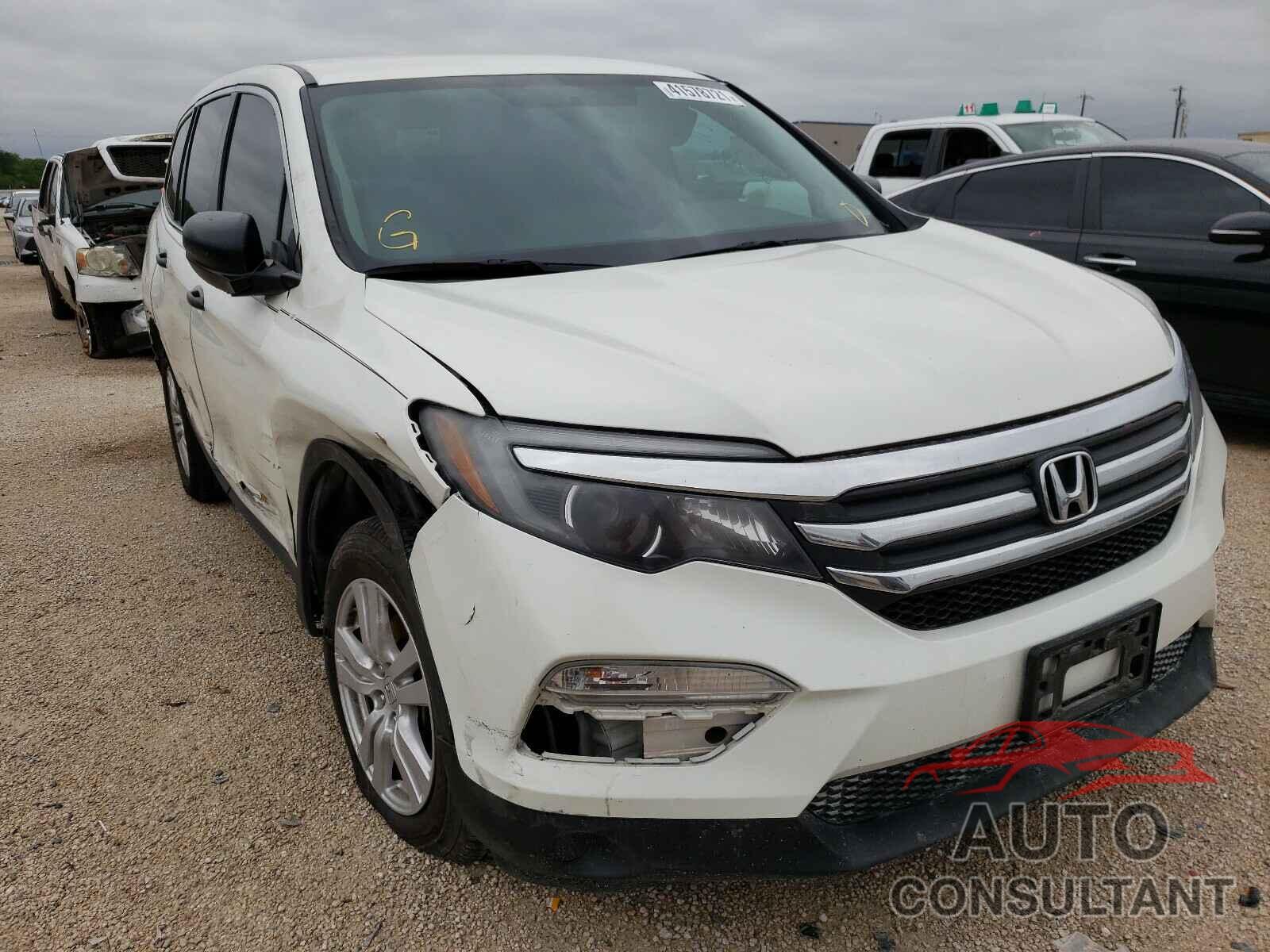 HONDA PILOT 2016 - 5FNYF5H13GB049345