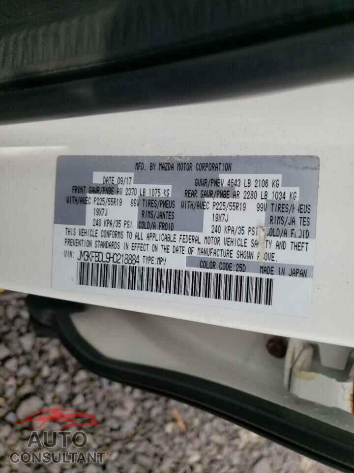MAZDA CX-5 2017 - JM3KFBDL9H0218884