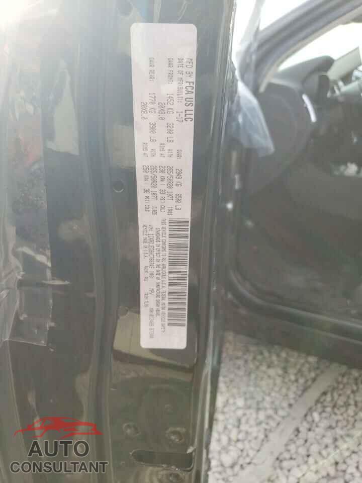 DODGE DURANGO 2017 - 1C4RDJEG8HC780749
