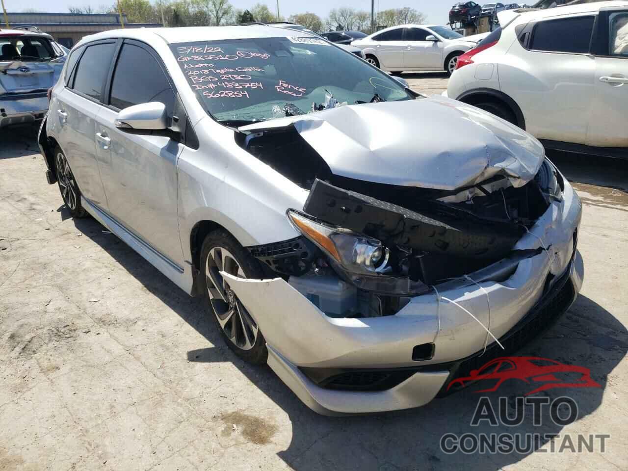 TOYOTA COROLLA 2018 - JTNKARJE8JJ562854