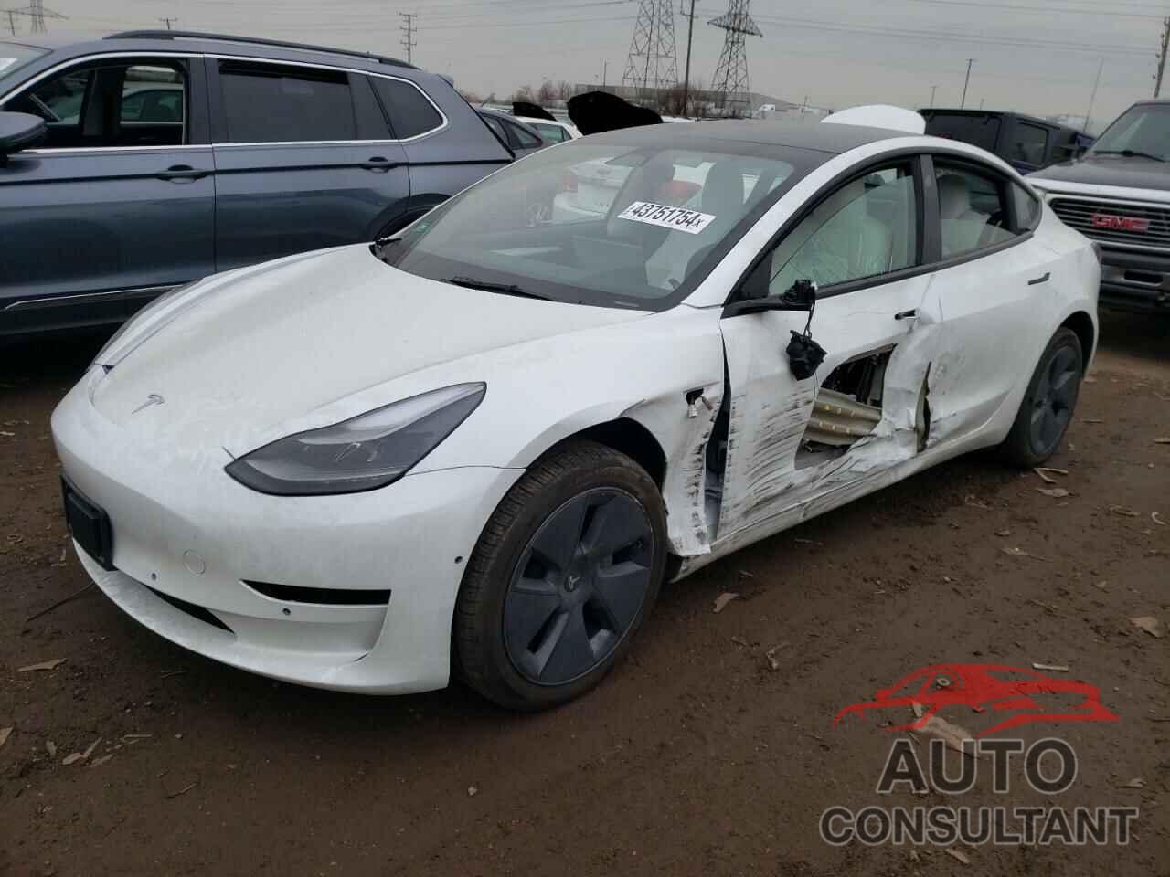 TESLA MODEL 3 2022 - 5YJ3E1EB0NF271616