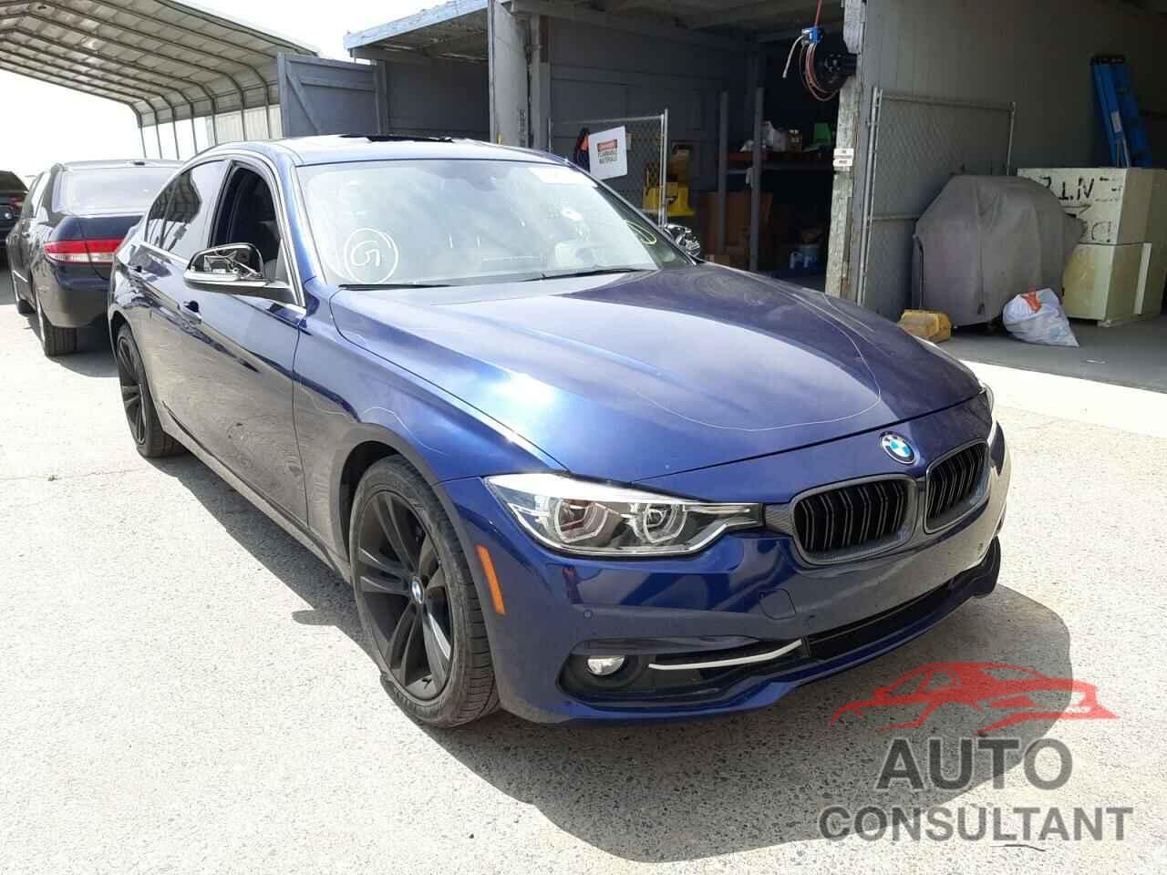 BMW 3 SERIES 2017 - WBA8B9G56HNU48631